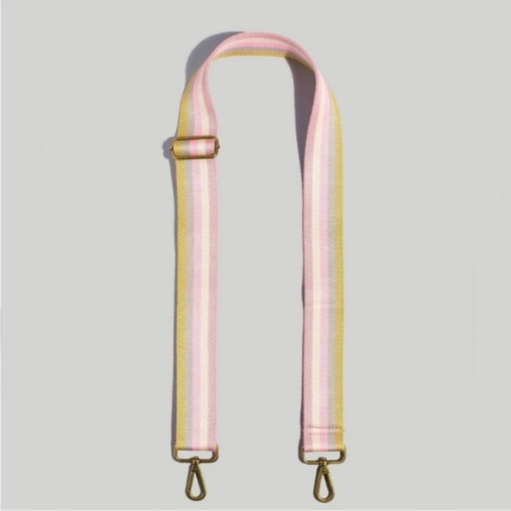 Madewell Crossbody Bag Strap: Rainbow Striped Webbing Edition